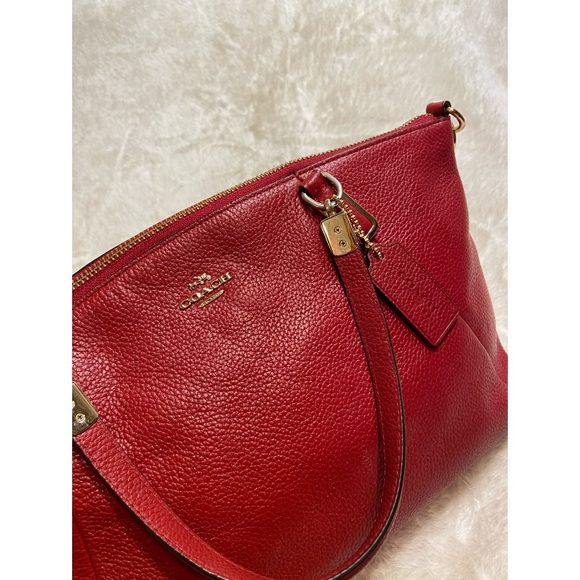 SOLD Red Coach Crossbody Bag - Picture 2 of 8